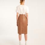 Sofia Leather Skirt | K12491 1010031035016