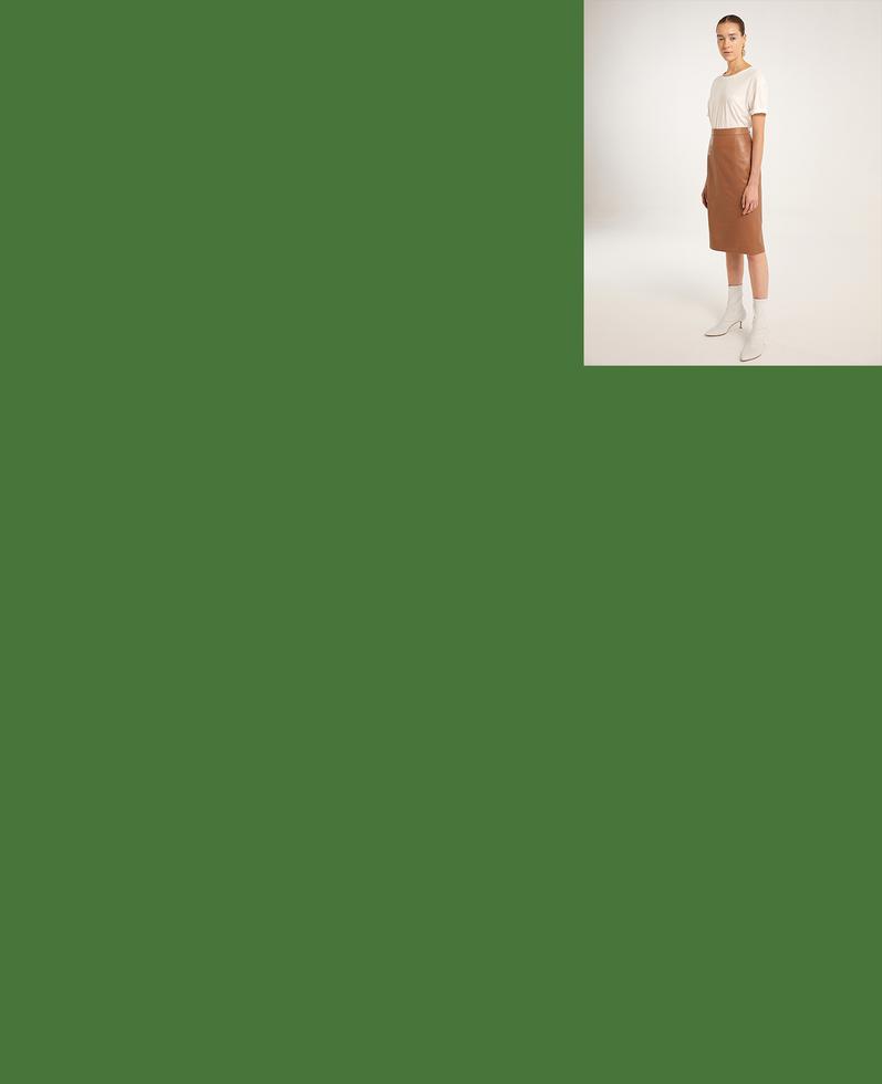 Sofia Leather Skirt | K12491 1010031035038