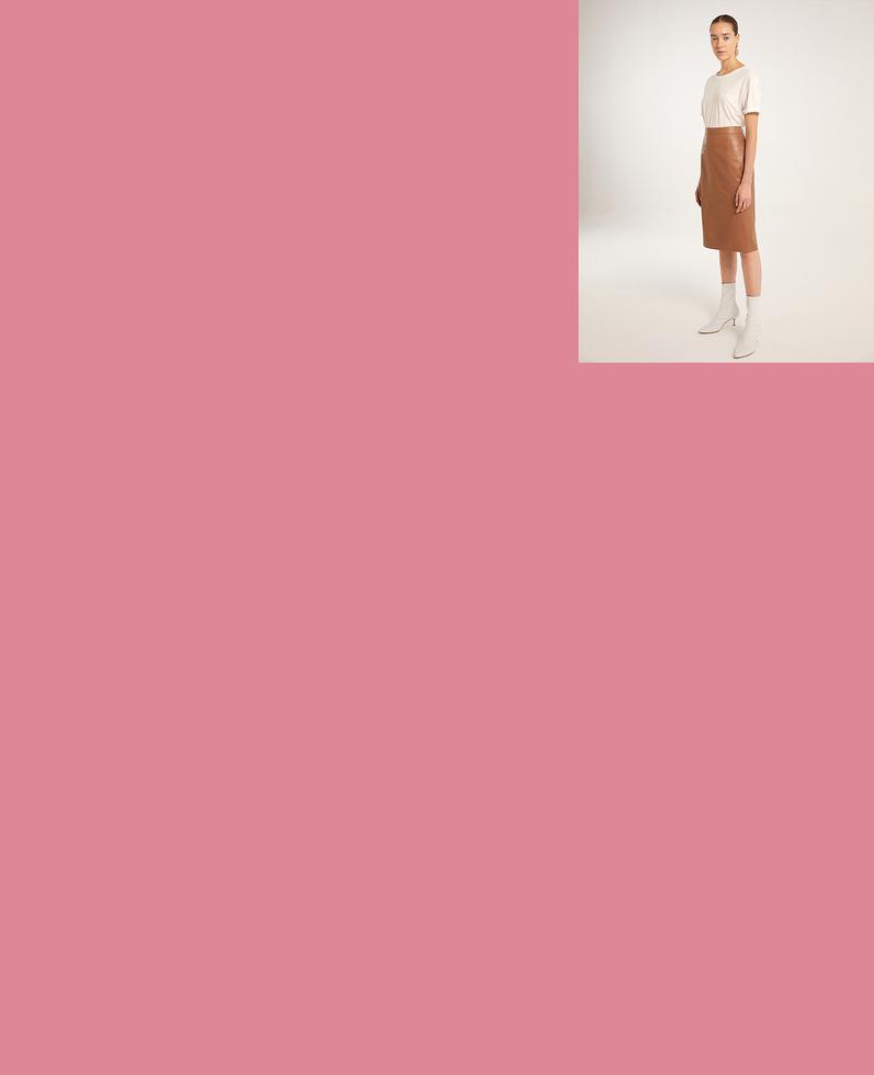 Sofia Leather Skirt | K12491 1010031035070