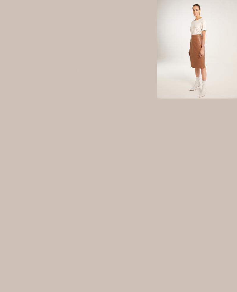 Sofia Leather Skirt | K12491 1010031035001