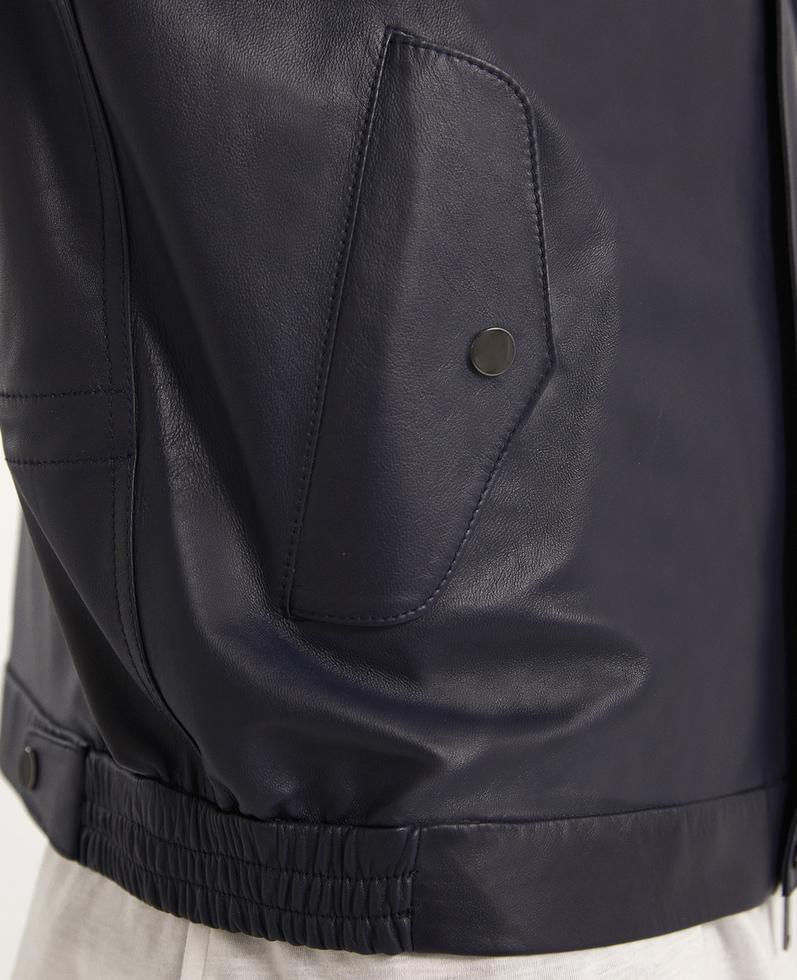 Gaspar Leather Jacket | K12637 1010031048017