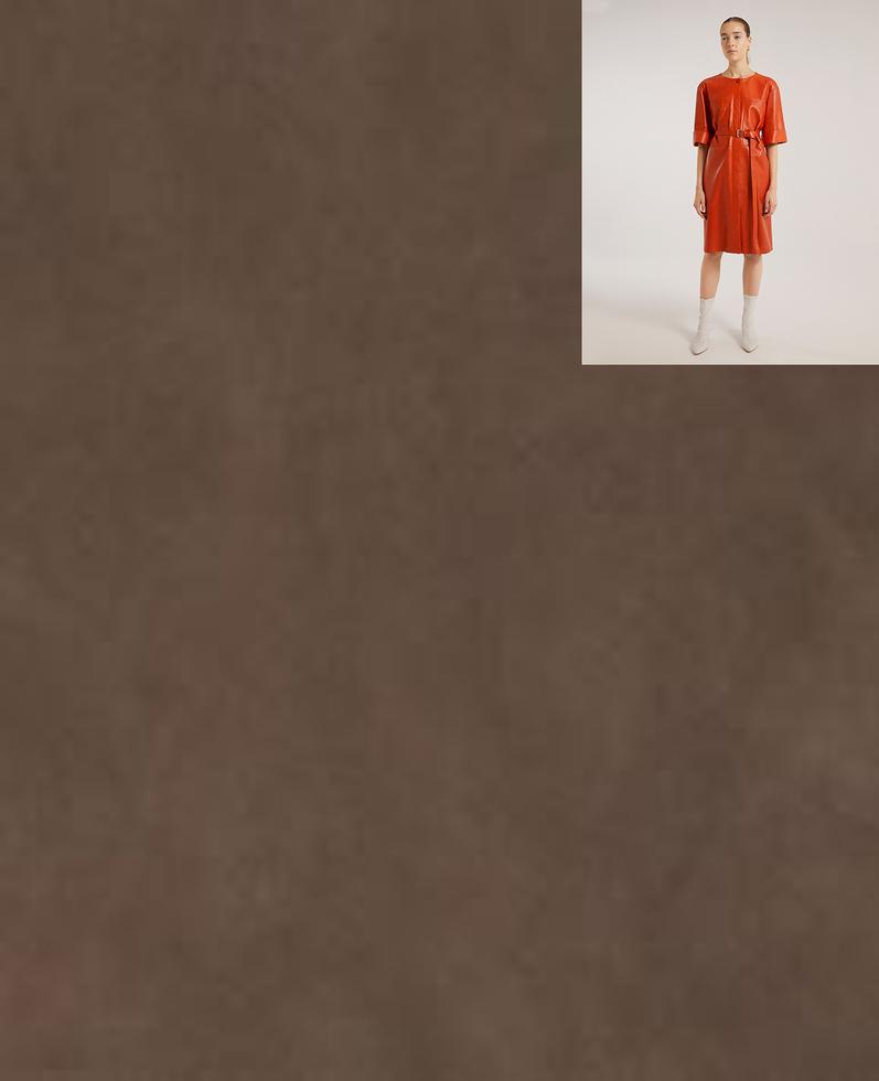 Elena Leather Dress | K12668 1010031090069