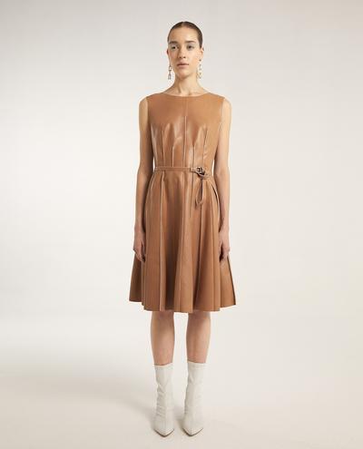 Iris Leather Dress | K12714 1010031076018
