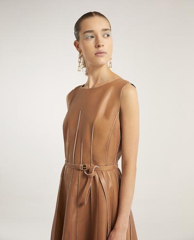 Iris Leather Dress | K12714 1010031076018