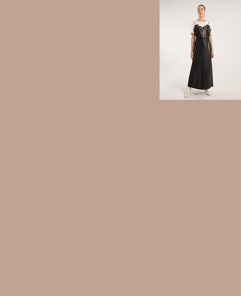 Alessia Leather Dress | K12699 1010031077092