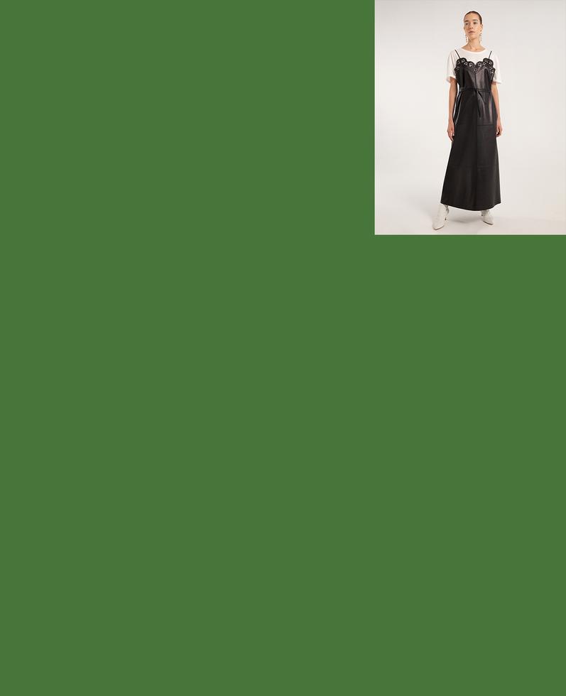Alessia Leather Dress | K12699 1010031077056