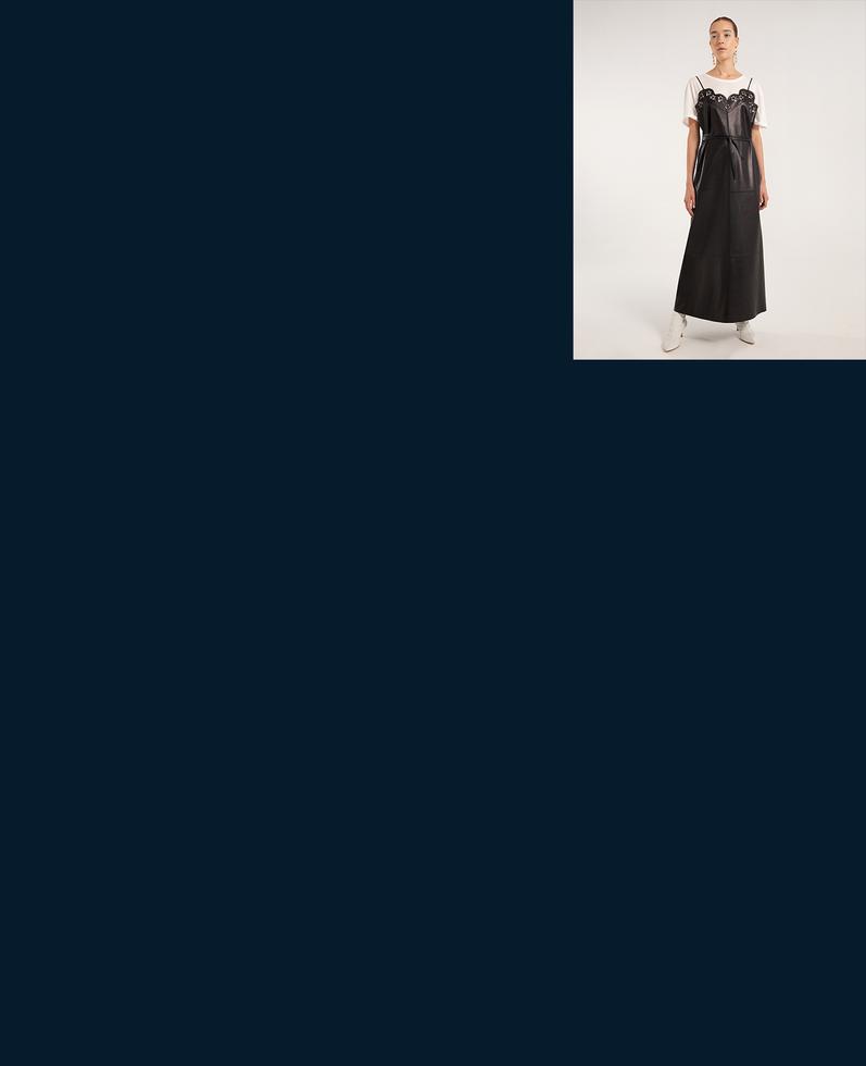 Alessia Leather Dress | K12699 1010031077021
