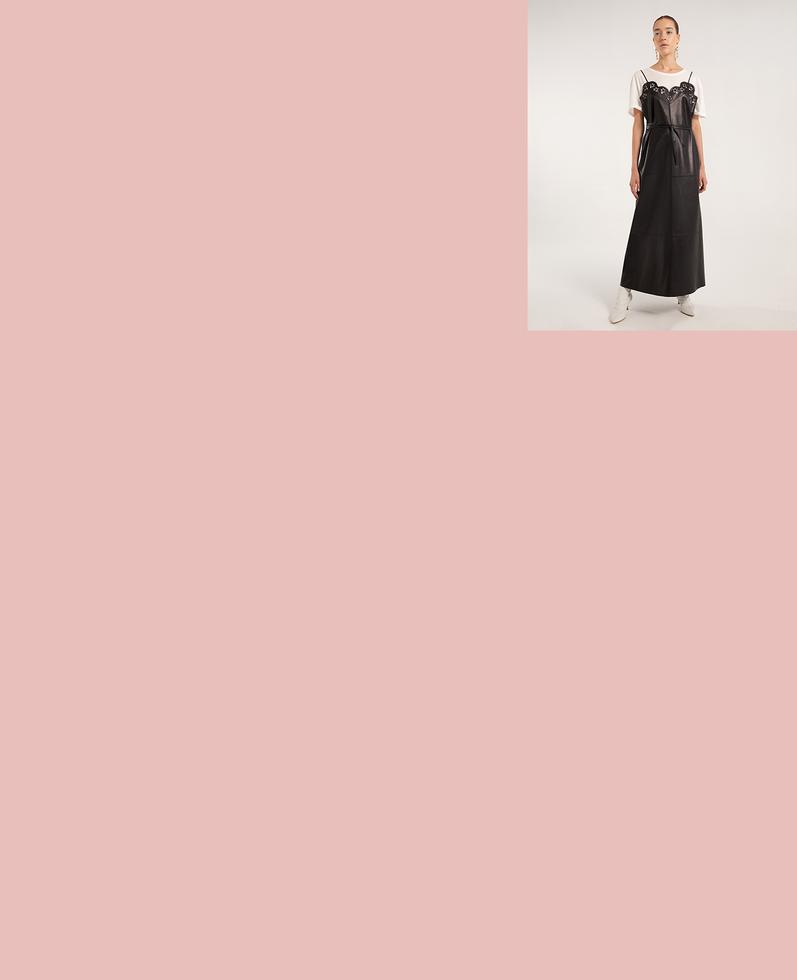 Alessia Leather Dress | K12699 1010031077123