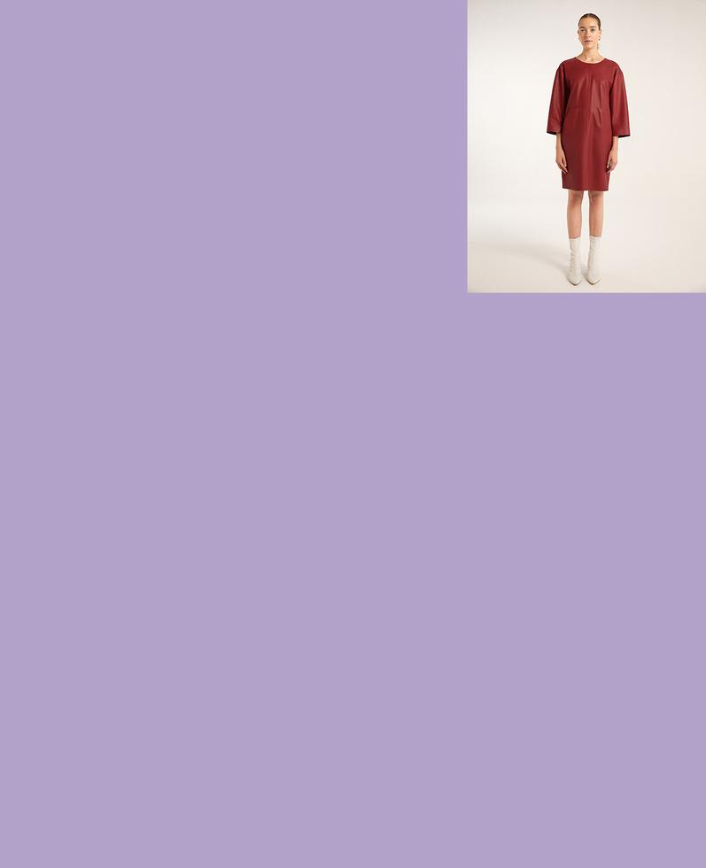 Paola Leather Dress | K12669 1010031065049