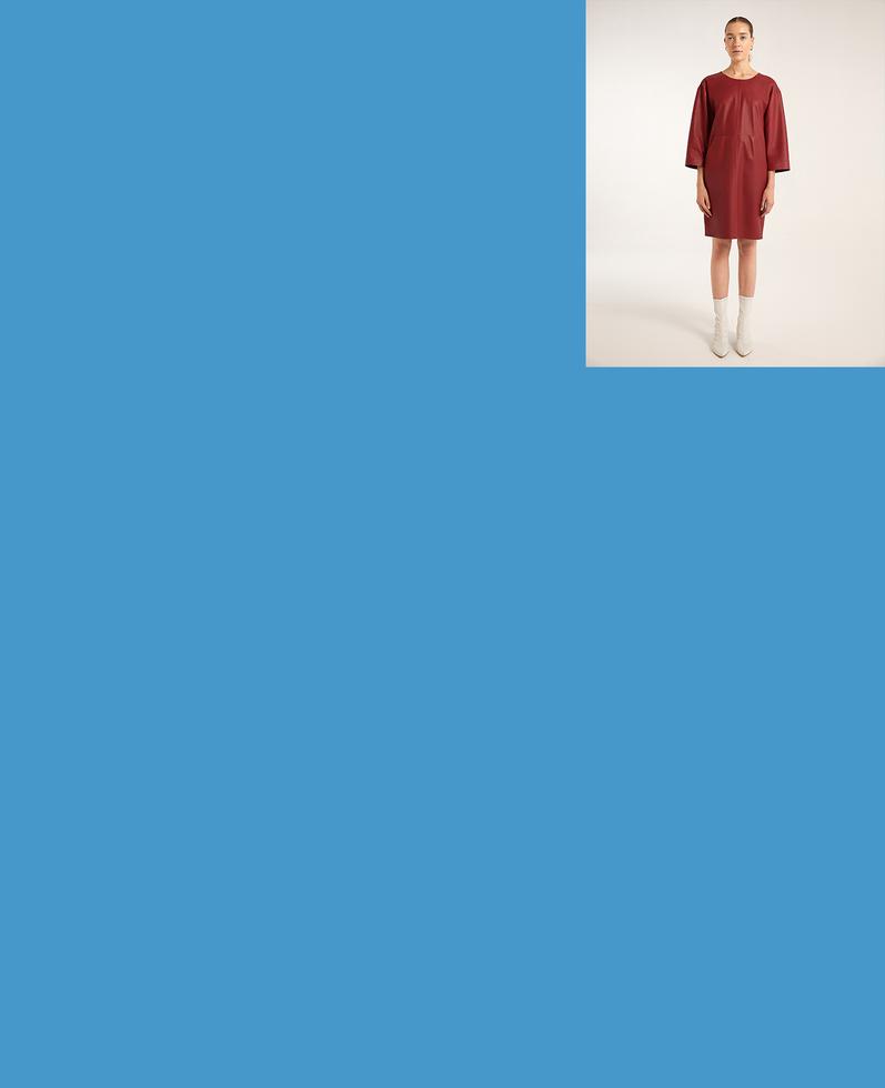 Paola Leather Dress | K12669 1010031065104