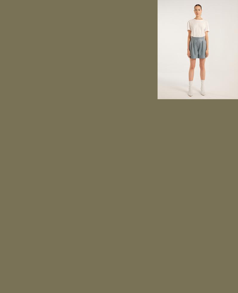 Ariana Leather Shorts | K12666 1010031087106