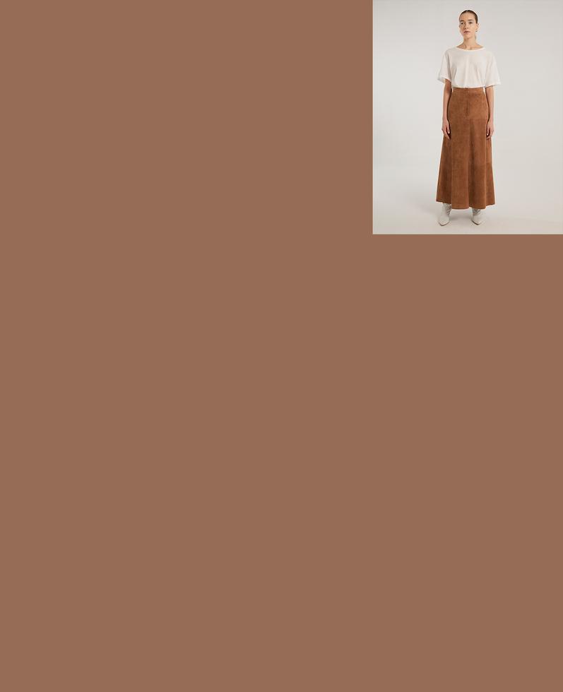 Selene Suede Skirt | K12687 1010031075014