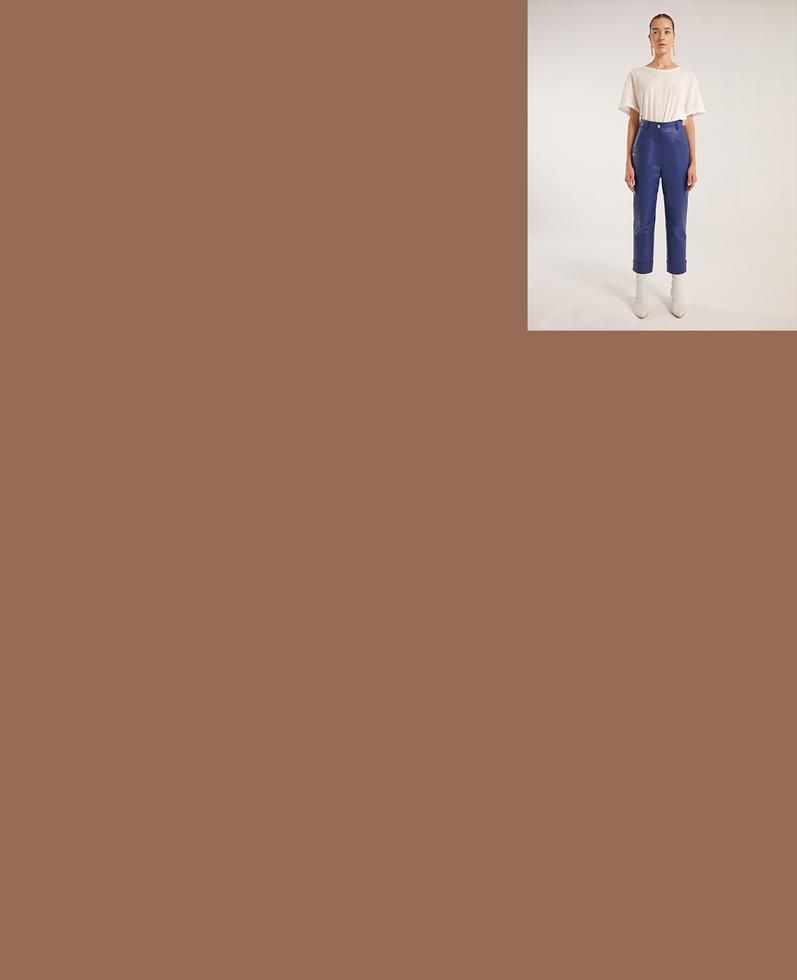 Alba Leather Pants | K12723 1010031093020