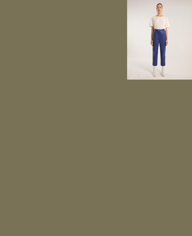 Alba Leather Pants | K12723 1010031093081