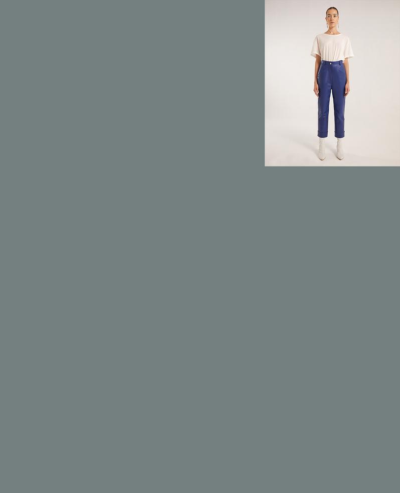 Alba Leather Pants | K12723 1010031093059