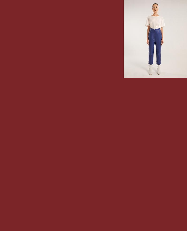 Alba Leather Pants | K12723 1010031093074