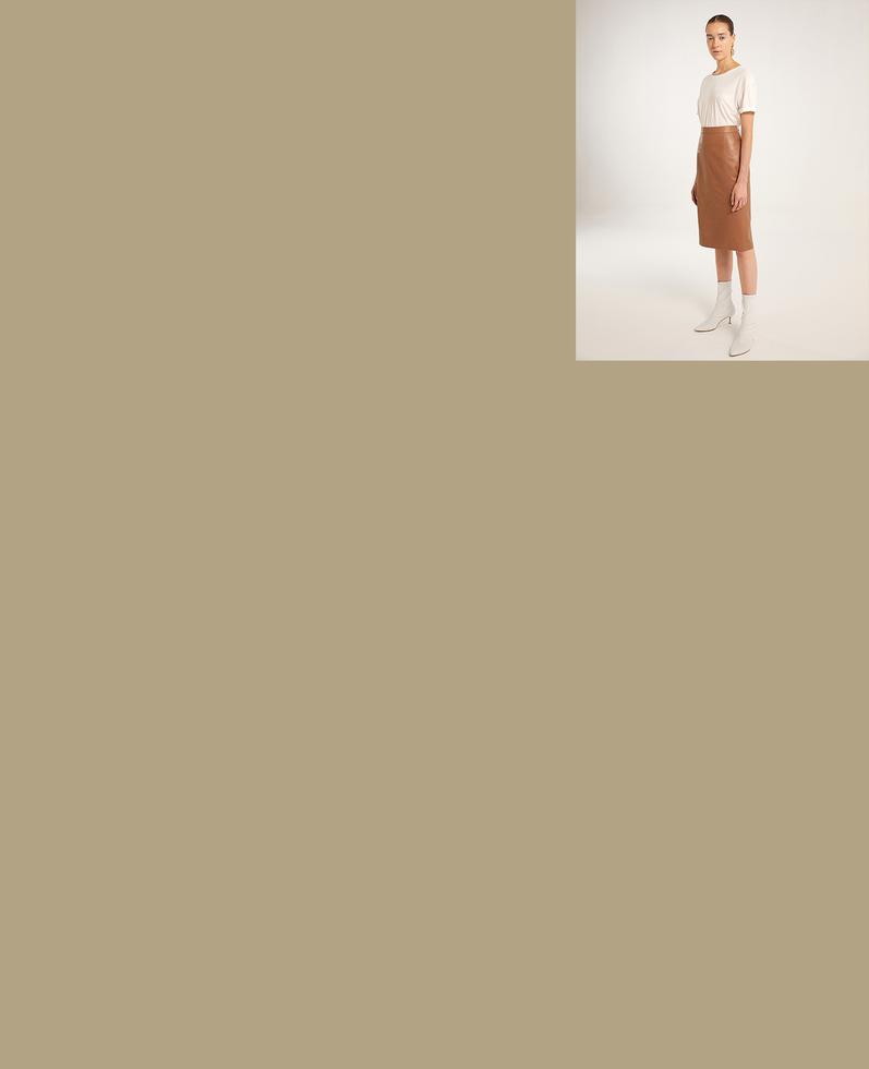 Sofia Leather Skirt | K12491 1010031035025