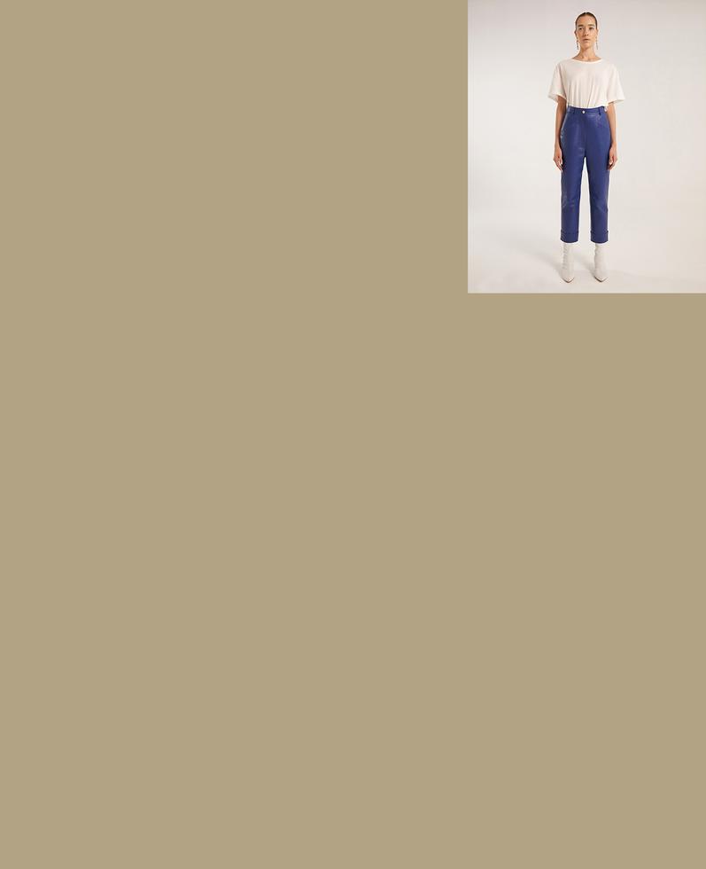 Alba Leather Pants | K12723 1010031093027
