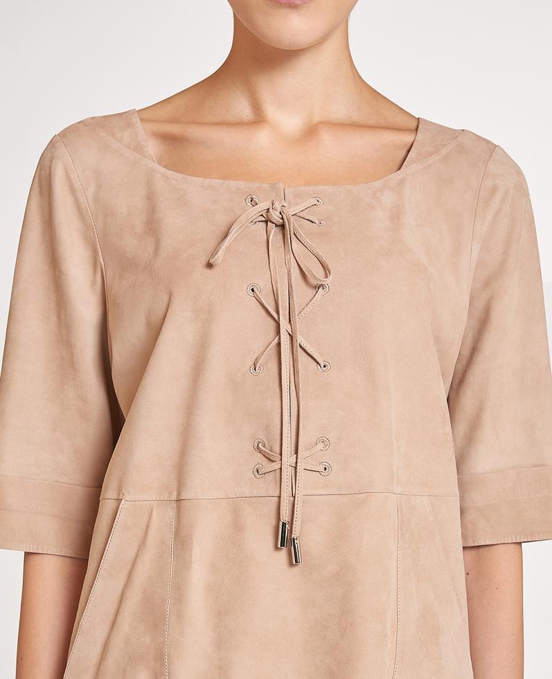 Theia Suede Blouse | K12763 1010031303066