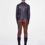 Stretch Leather Jacket | K12918 1010031623016