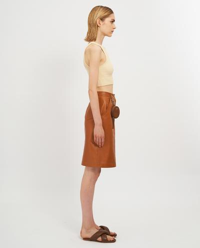 WM2 Leather skirt | K13071 1010032260070