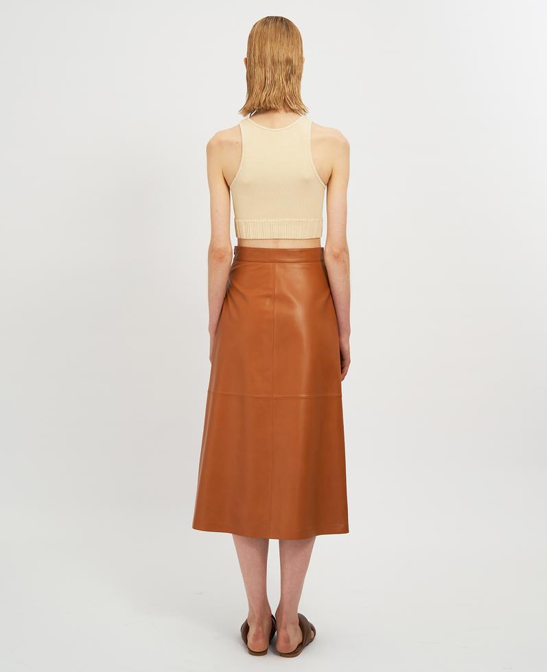 WM2 Leather skirt | K13178 1010032253064