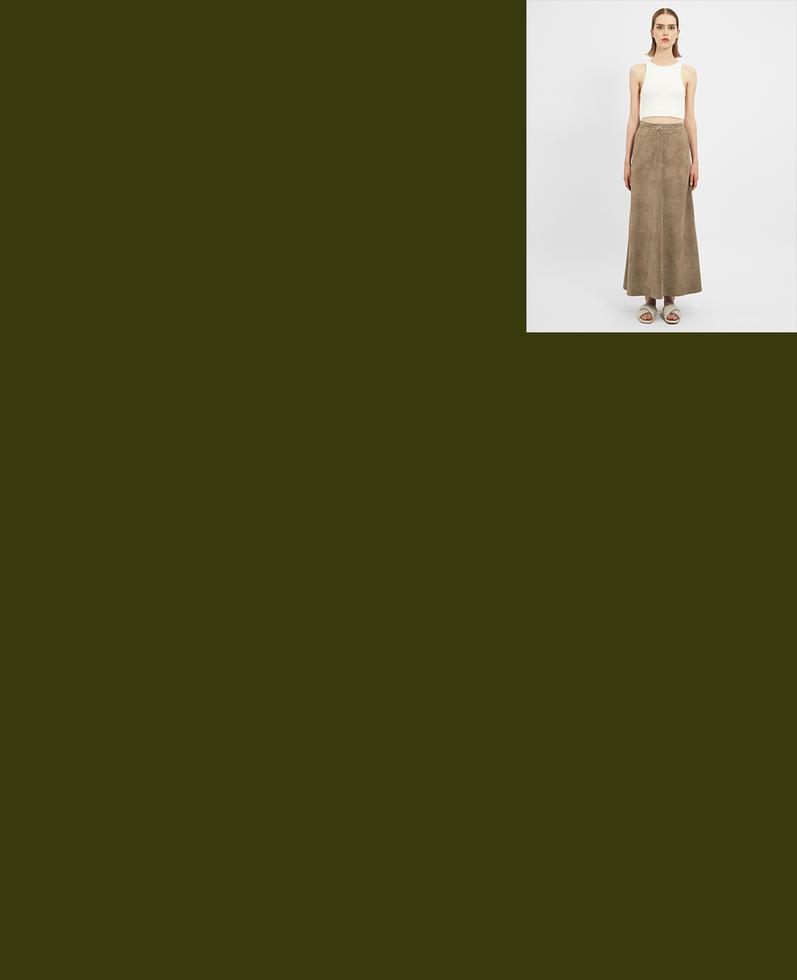 WM1 Suede skirt | K12687 1010032372011