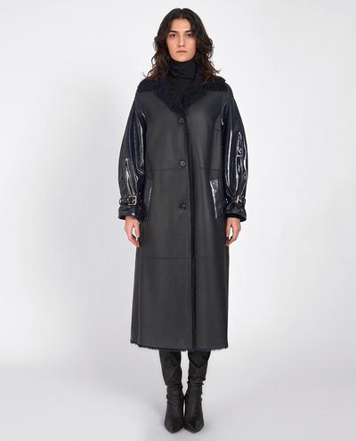 K13395 | Shearling&Leather Coat 1010033142038
