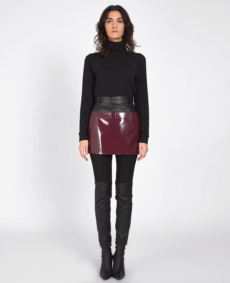 K13387 | Leather Skirt 1010033103015