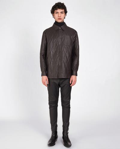 K13335 | Leather Outerwear Jacket 1010033158032