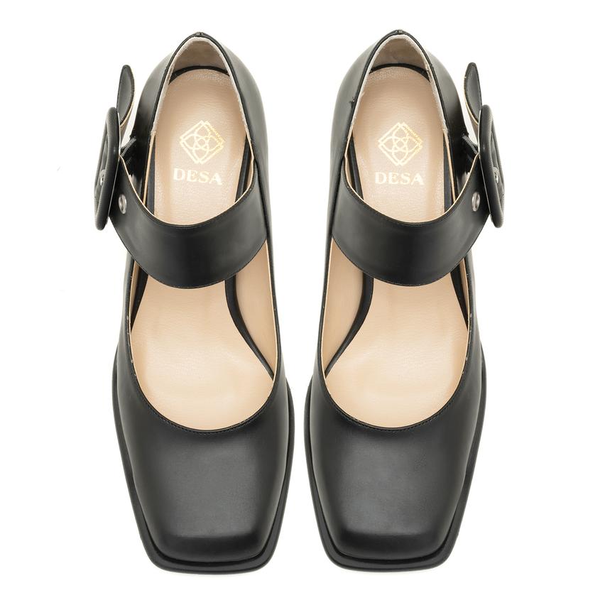 Lassia Siyah Kadın Mary Jane Ayakkabı 2010050124001