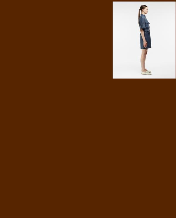 K13644 | Denim Leather Jumpsuit 1010034278161