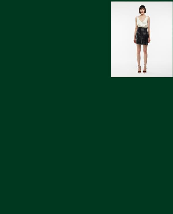 K13607 | Leather Mini Skirt 1010034267039