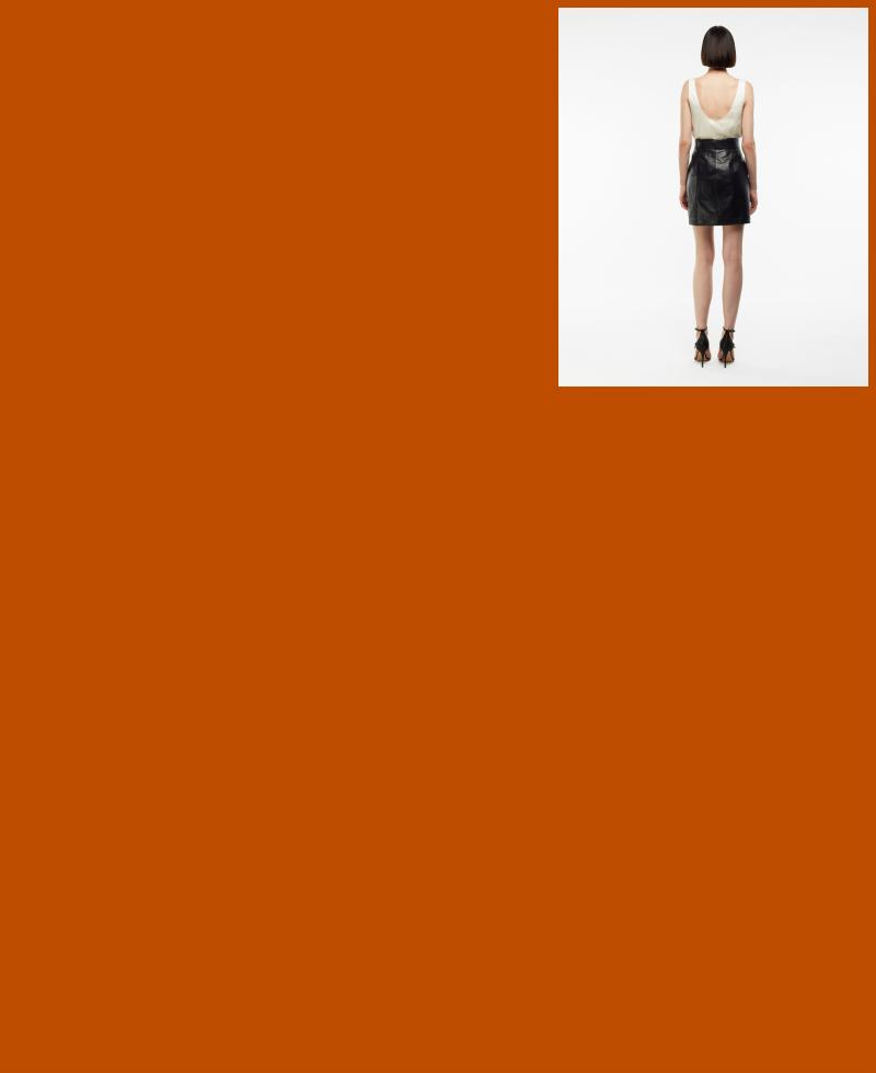 K13607 | Leather Mini Skirt 1010034267018