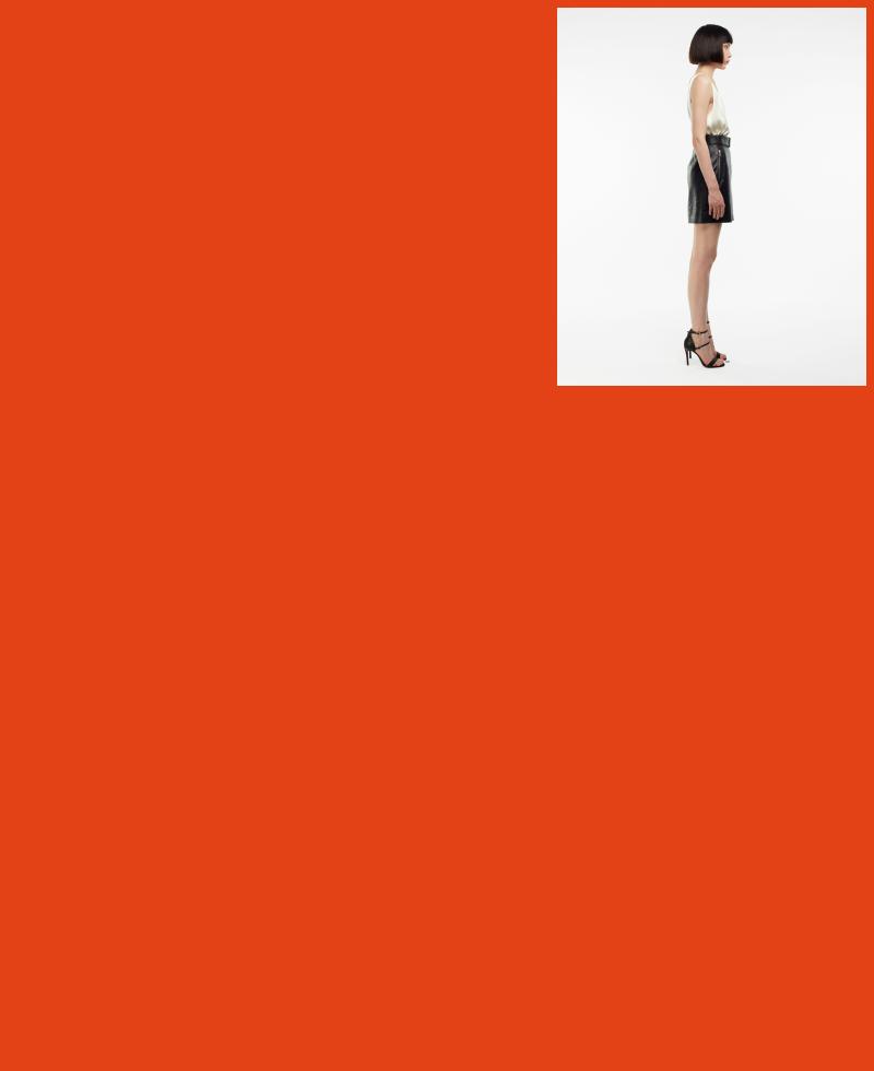 K13607 | Leather Mini Skirt 1010034267045