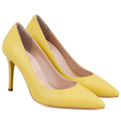 Laila Sarı Kadın Abiye Ayakkabı DESA