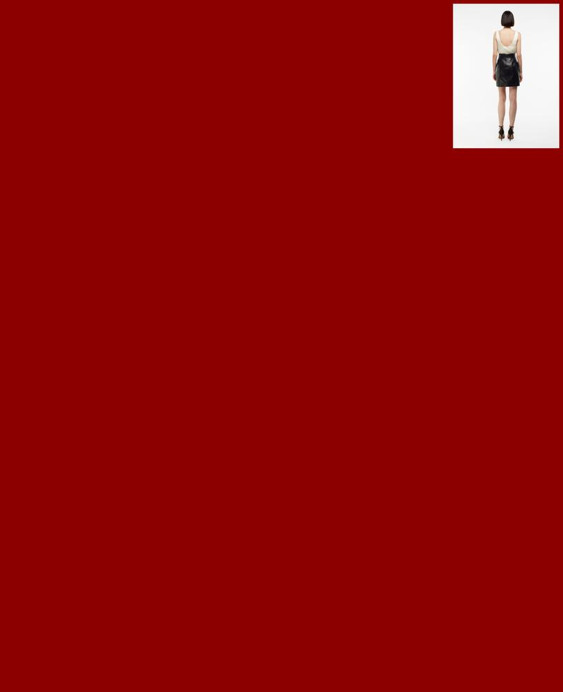 K13607 | Leather Mini Skirt 1010034267057