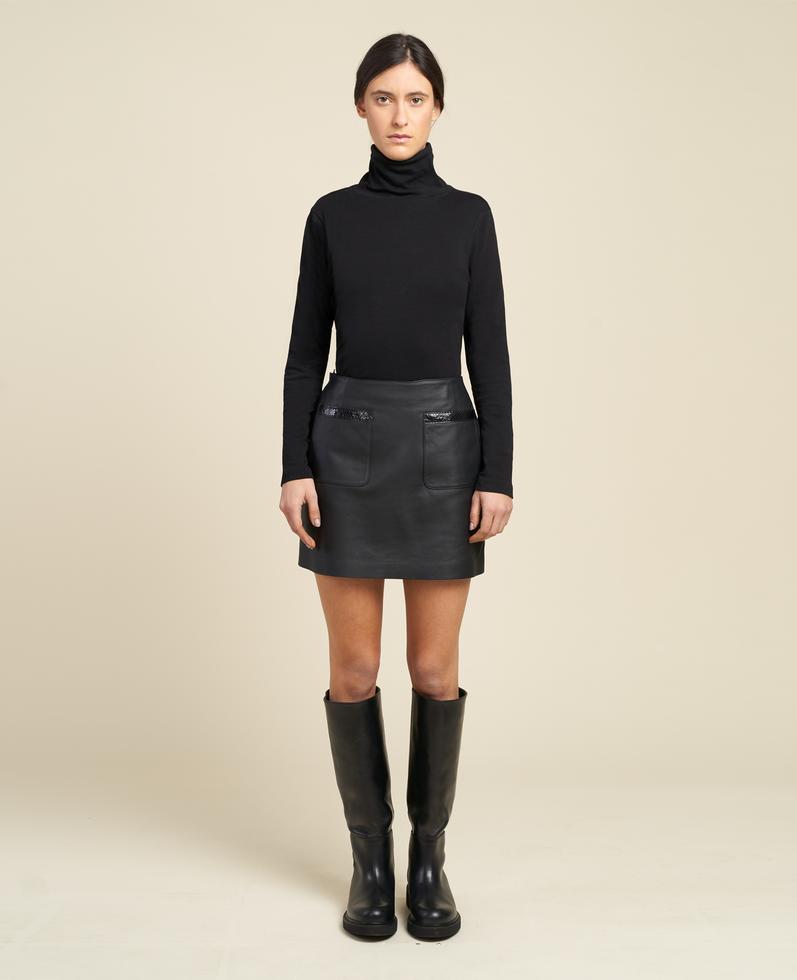 K13798 | Leather Skirt 1010036655002