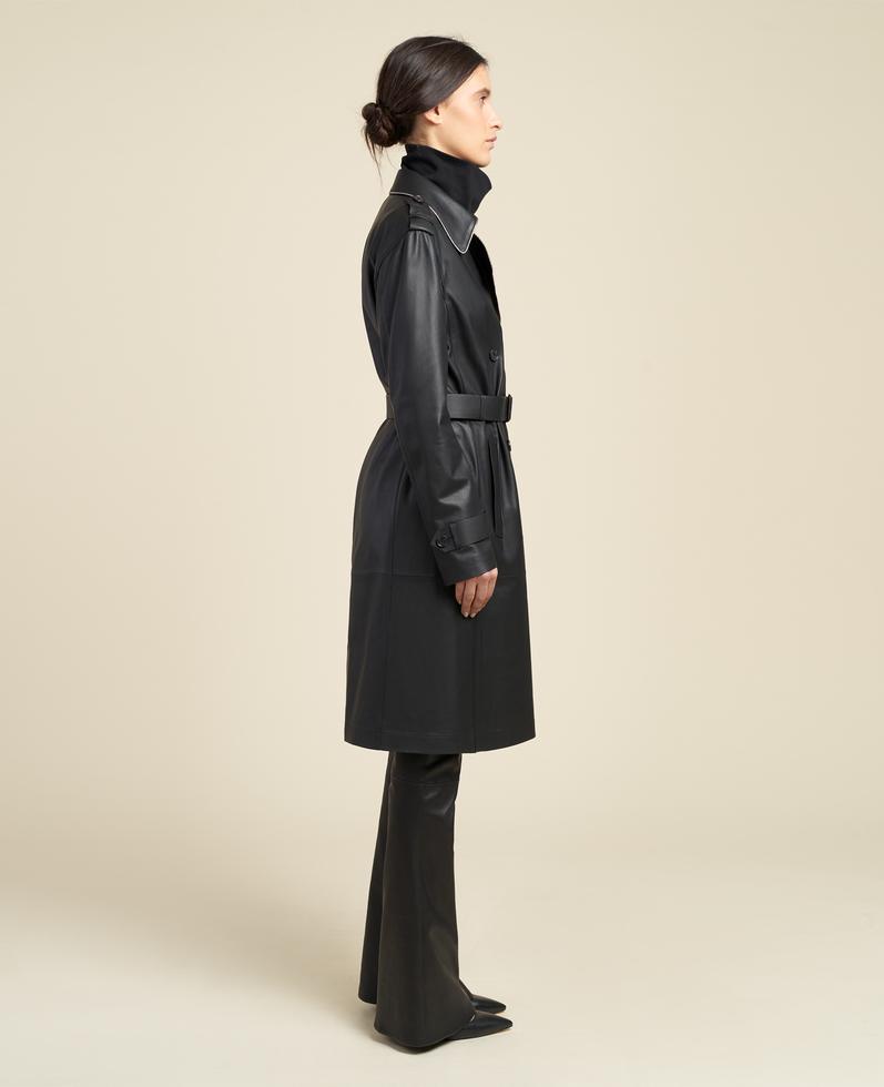 K13819 | Leather Trench Coat 1010035841010